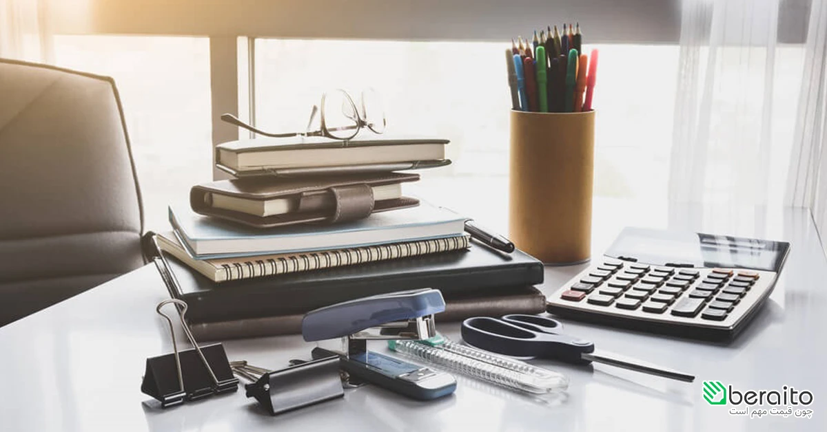 لوازم اداری برای میز کار مرتب