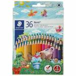 مداد رنگی نوریس کلاب 36 رنگ استدلر بسته مقوایی کد 144ND36