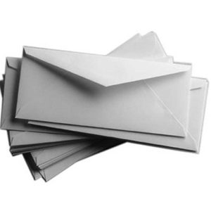 پاکت نامه سفید بسته 50 عددی