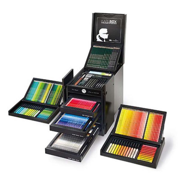 ست مداد رنگی کارل باکس فابر کاستل کد 23110051 مدل Karl Box