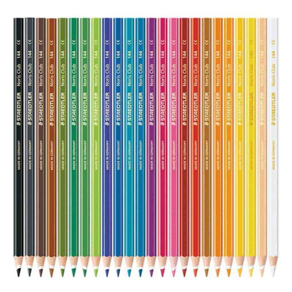 مداد رنگی استدلر 24 رنگ جعبه مقوایی مدل نوریس کلاب کد 144NC24