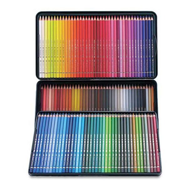 مداد رنگی 120 رنگ فابر-کاستل مدل پلی کروموس جعبه فلزی کد 23110011