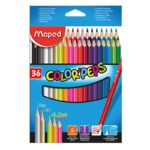مداد رنگی 36 رنگ مپد کالر پپس کد 1832017 جعبه مقوایی