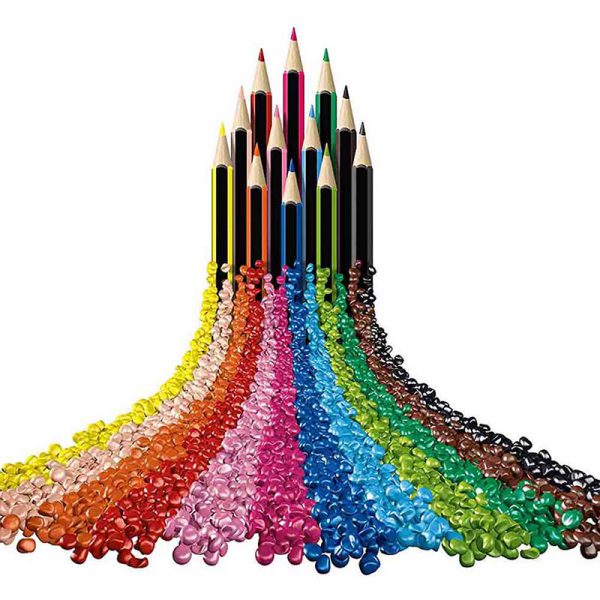 مداد رنگی 12 رنگ جعبه مقوایی استدلر مدل وپکس Noris Colour 185C12