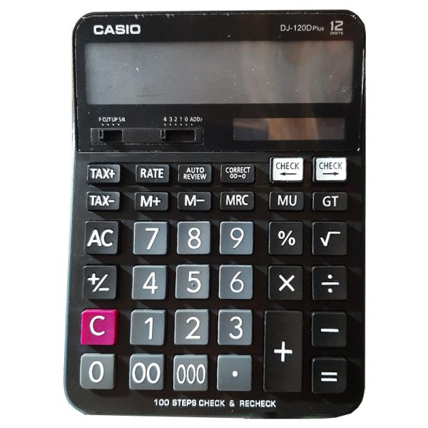 ماشین حساب 12 رقمی کاسیو 3 صفر مدل Casio DJ-120D Plus