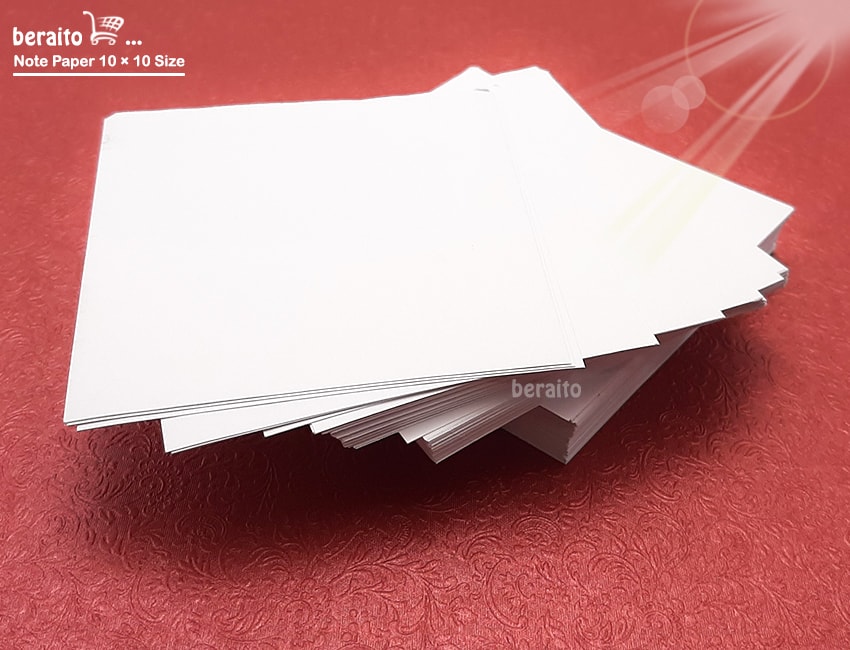 کاغذ یادداشت سفید 10 × 10 بسته 250 برگی