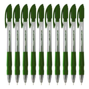 خودکار پنتر Semi Gel نوک 0.7 میلی متر بسته 10 عددی سبز