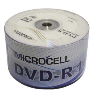 دی وی دی خام میکروسل مدل DVD-R پک 50 عددی