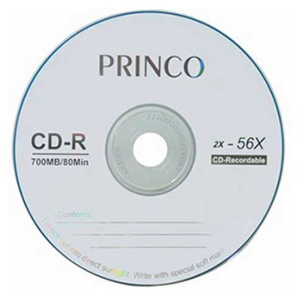 سی دی خام پرینکو مدل CD-R پک 50 عددی