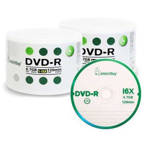 دی وی دی خام اسمارت بای مدل DVD-R پک 8 عددی