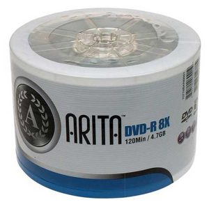 دی وی دی خام آریتا مدل DVD-R پک 50 عددی