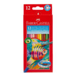 مداد آبرنگی فابر کاستل 12 رنگ جعبه مقوایی