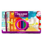 مداد رنگی پیکاسو 36 رنگ جعبه فلزی
