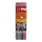 مداد رنگی 36 رنگ پیکاسو سه گوش جعبه فلزی