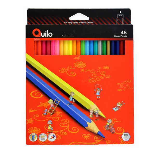 مداد رنگی کویلو 48 رنگ جعبه مقوایی 634014