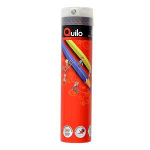 مداد رنگی کویلو 24 رنگ جعبه استوانه ای کد 634010
