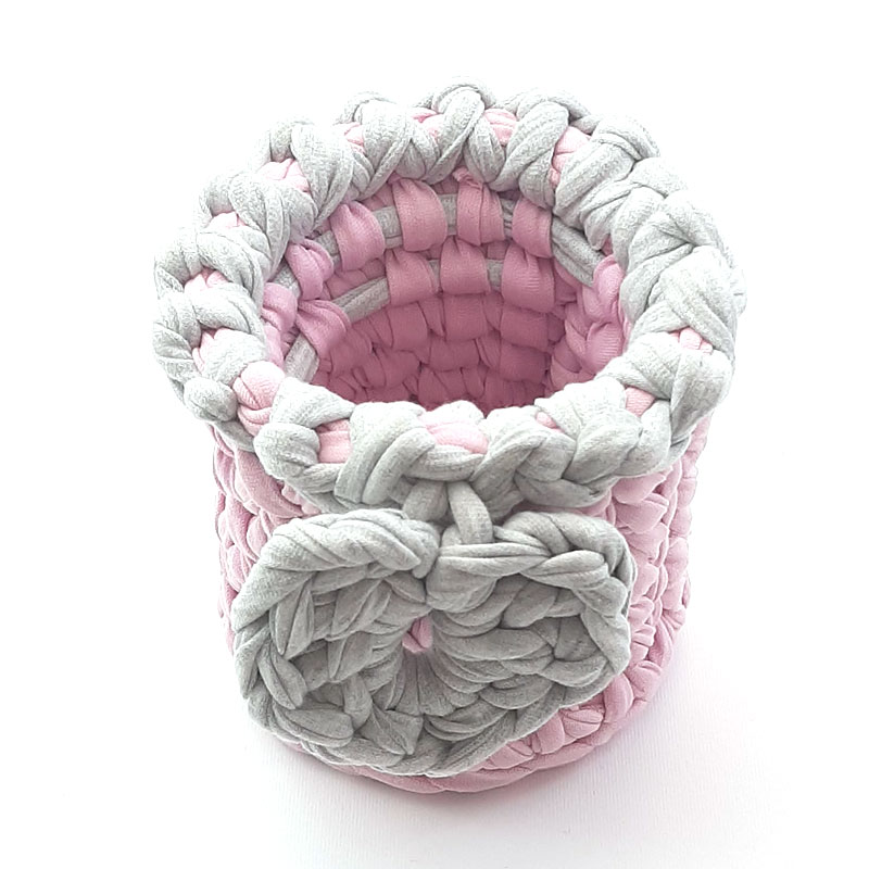 جامدادی رومیزی قلاب بافی تریکو