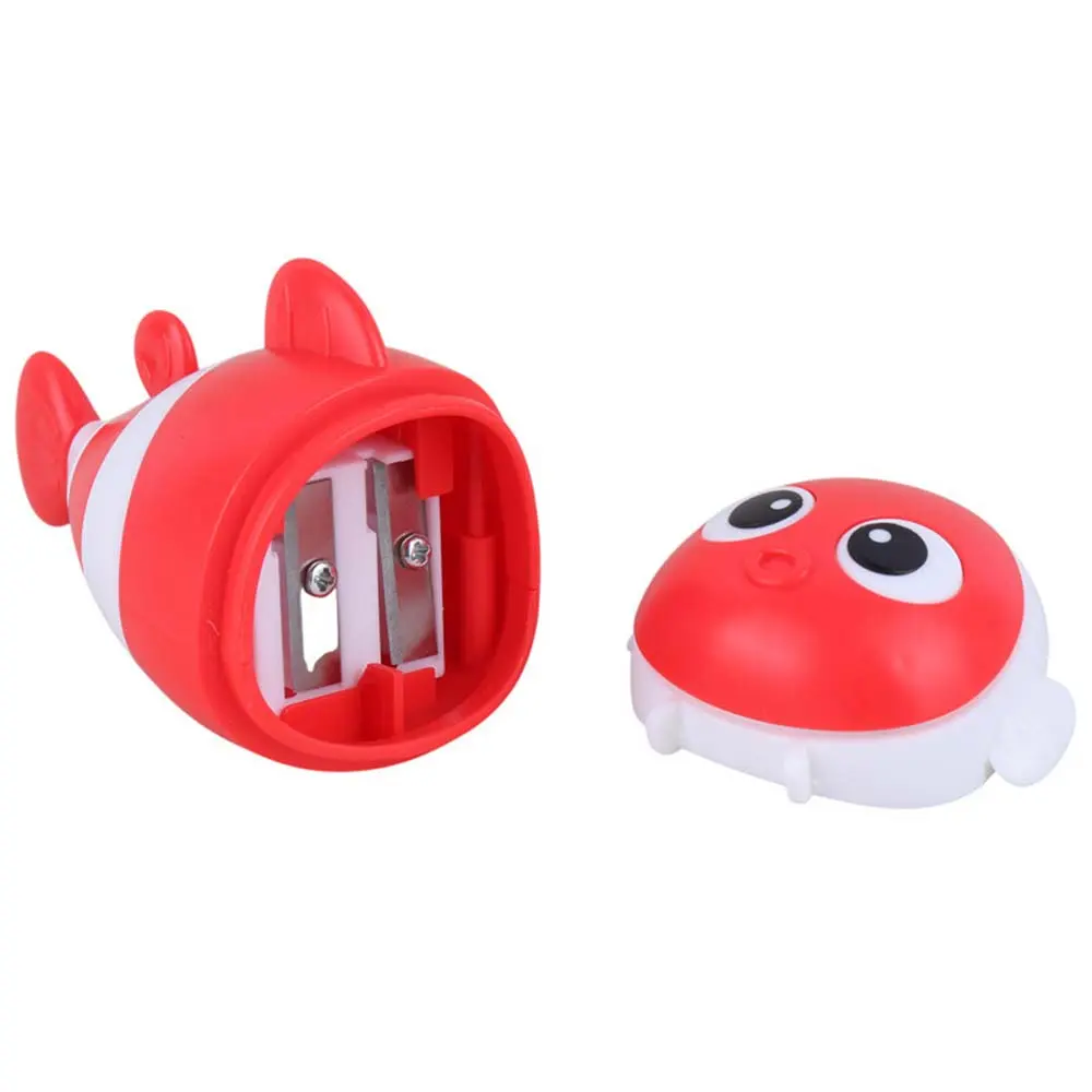 خرید تراش و پاک کن مخزن دار فانتزی طرح ماهی مدل اسکول مکس