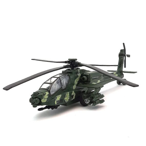 ماکت هلیکوپتر جنگده فلزی طرح آپاچی مدل AH-65D