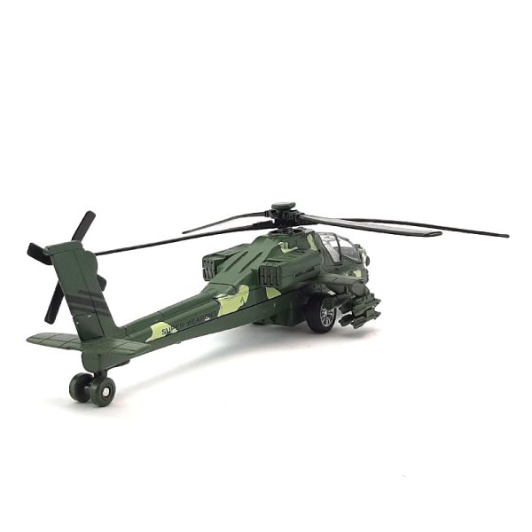 ماکت هلیکوپتر جنگده فلزی طرح آپاچی مدل AH-65D
