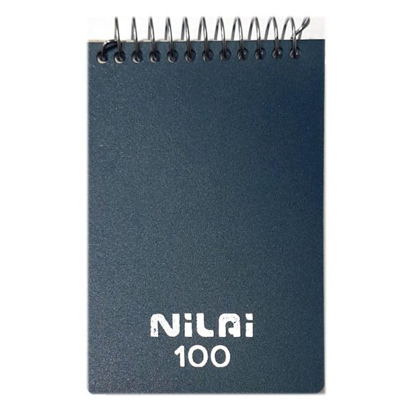 دفترچه یادداشت 100 برگ طلقی سیم از بالا سایز 9 × 12