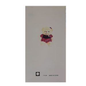 کارت پستال برجسته اکلیلی فانتزی طرح خرس همراه با پاکت کد T13-08
