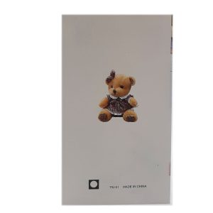کارت پستال برجسته اکلیلی فانتزی طرح خرس همراه با پاکت کد T52-01