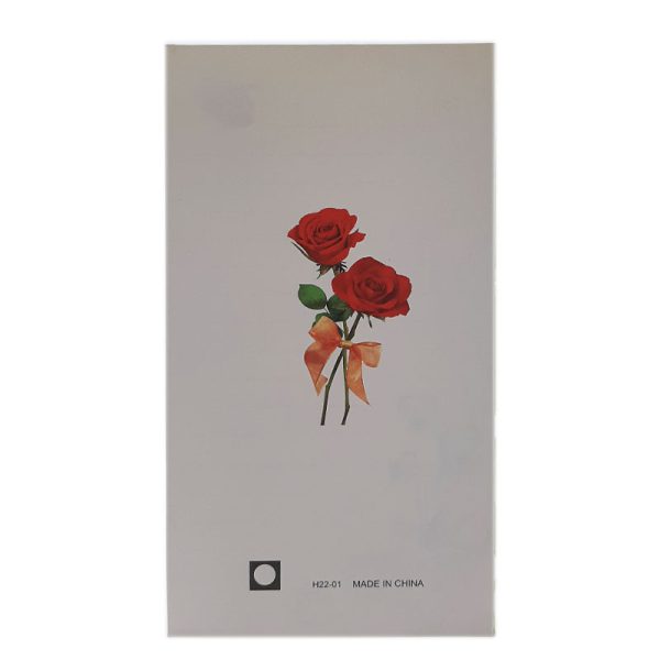کارت پستال برجسته اکلیلی فانتزی طرح گل رز همراه با پاکت کد H22-01