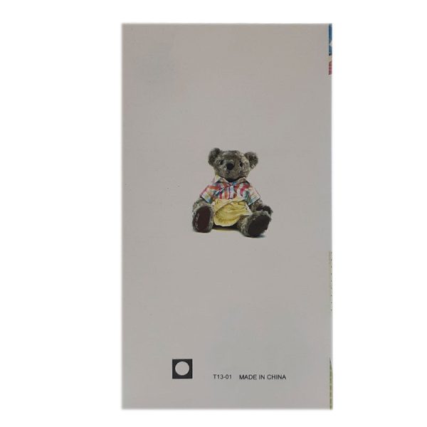 کارت پستال برجسته اکلیلی فانتزی طرح خرس همراه با پاکت کد T13-01