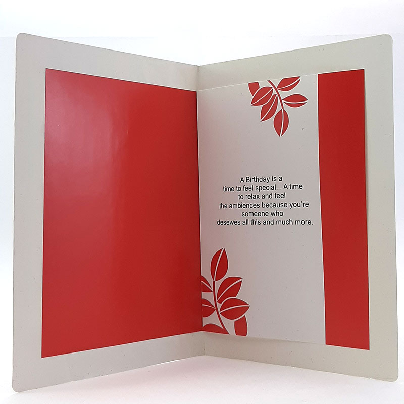 کارت پستال طرح گل Sharin کد 3-16 همراه با پاکت