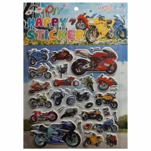 برچسب برجسته طرح وسیله نقلیه (موتور یا ماشین)