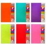 دفتر مشق 200 برگ سیمی جلد طلقی طرح ساده