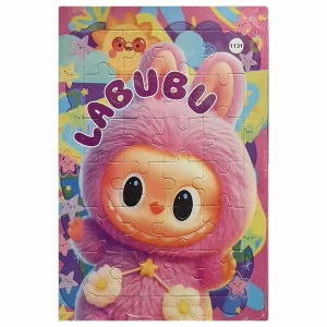 پازل 24 تکه مقوایی طرح لبوبو مدل پشت وایت بردی