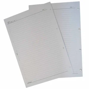 کاغذ یدک 4 سوراخ سایز A4 خط دار بسته 100 برگی