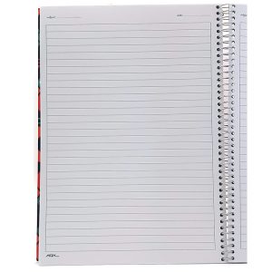 دفتر 100 برگ سیمی نهال مکث جلد سخت سایز A4 کد 9172