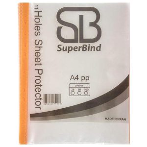کاور A4 سوپربایند Superbind بسته 100 عددی با لبه رنگی