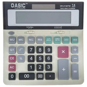 ماشین حساب کاسیک مدل Qasic DR-2130TW