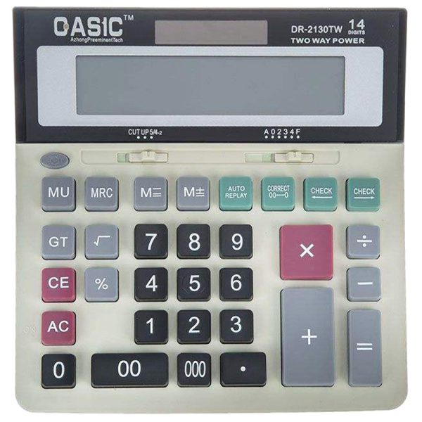ماشین حساب کاسیک مدل Qasic DR-2130TW