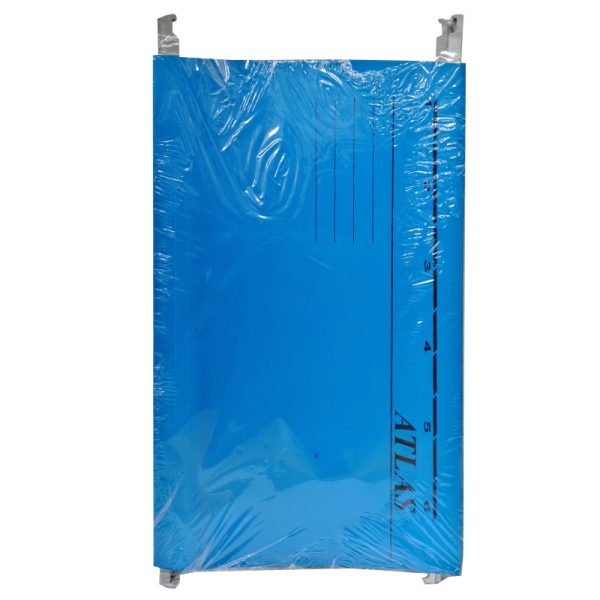 پوشه آویز مقوایی رنگ آبی بسته 10 عددی همراه با سیخ فلزی