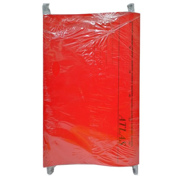 پوشه آویز مقوایی رنگ قرمز بسته 10 عددی همراه با سیخ فلزی