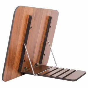 کتابیار چوبی مدل جهان نما با قابلیت تنظیم ارتفاع