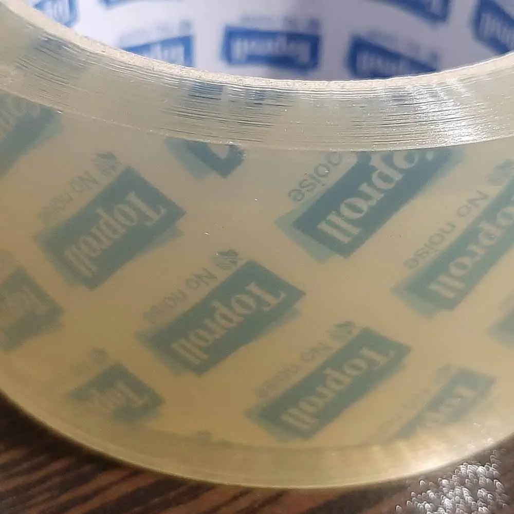 خرید چسب پهن 5 سانت تاپرول بی صدا طول 90 یارد بسته 6 عددی