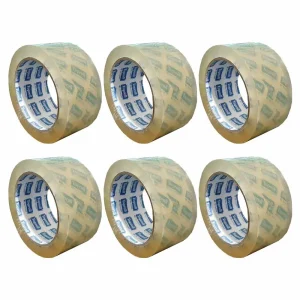 چسب پهن 5 سانت تاپرول بی صدا طول 90 یارد بسته 6 عددی