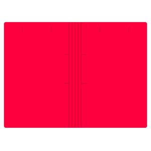 پوشه مقوایی خط دار قرمز 280 گرمی بسته 100 عددی