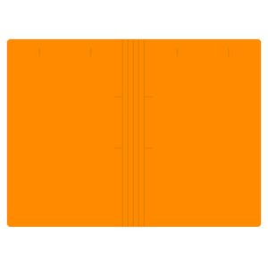 پوشه مقوایی خط دار نارنجی 280 گرمی بسته 100 عددی