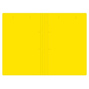 پوشه مقوایی خط دار زرد 280 گرمی بسته 100 عددی