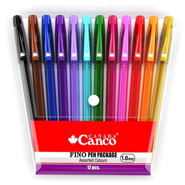 خودکار رنگی کنکو مدل FINO بسته 12 عددی