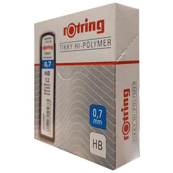 نوک اتود 0.7 روترینگ مدل Rotring Hi Polymer بسته 10 عددی