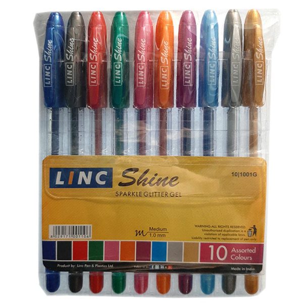 روان نویس اکلیلی 10 رنگ لینک مدل Linc Shine