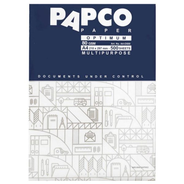 کاغذ A4 پاپکو Papco مدل اپتیموم بسته 500 عددی